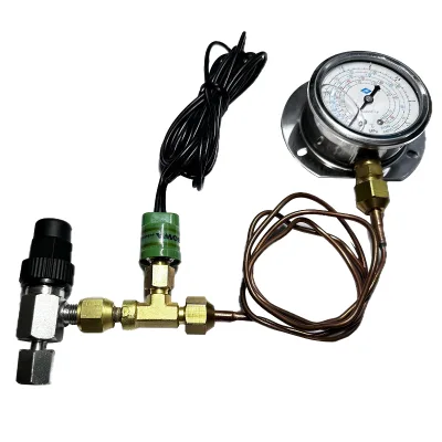 405 psi OFF & 305 psi on Compressor High Pressure Switch Is Used Avoid Over-high Happens in R22/R407c Water Chillers or Coolers