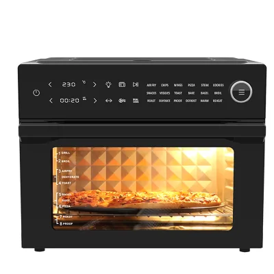 Electric Airfryer Oven Griddle Combo Cooking Toaster Oven Time & Temperature Control, Oil-Less Cooking, 7 Accessories, 1800W