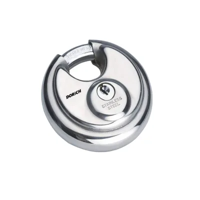 70mm Outdoor Waterproof Stainless Steel Disk Lock House Keyed Safety Door Pad Lock Disc Sliding Bolt Padlock