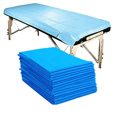 Automatic Made Waterproof Blue Hospital Bed Disposable Non-Woven Medical Stretcher Sheet 95x220cm CE Certified for Patient