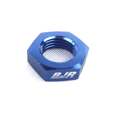 BJR Racing Car Parts Universal Seal Locking Aluminum Fittings AN3 AN4 AN6 AN8 AN10 AN12 Bulkhead Nut