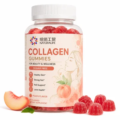 Wholesale Nutritious Pure Collagen Gummy Peptides for Overall Adult Beauty Wellness and Daily Care