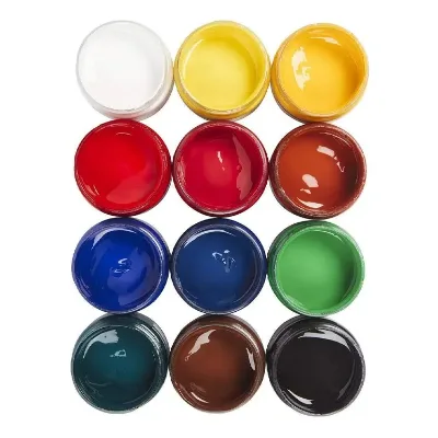 Hot-selling 6x20ml Cheap Fabric Paint Permanent Sets for Kids Clothes Painting