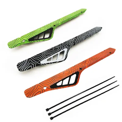 Bicycle Frame Chain Chain Stay Protector Pad MTB Road Bike Chain Protector Front Fork Guard 3Mount Strap Guard