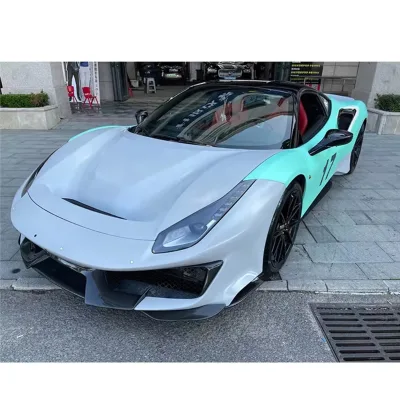 High Quality Body Kits Fer 488 Style Upgrade Pist Style  Bodykit Body Parts Body Part Cars Automotive Bodyparts
