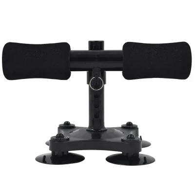 Portable Fitness Exercise Assistant Device Steel PVC ABS Sit-up Bar with Four Strong Suction Cups for Bodybuilding
