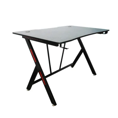 Hot Sale Quality Cheap Modern PC Table Electric Gaming Desk with Headphones Holder Cup Holder for Office Internet bar Player