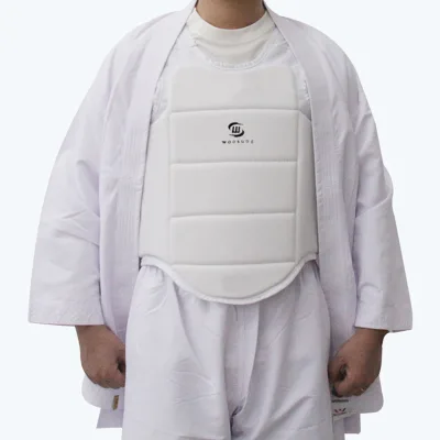 Hot Sell for WKF Approved Karate Chest Guard-100% Polyester Eco-friendly Customizable Logo Unisex Martial Arts Equipment