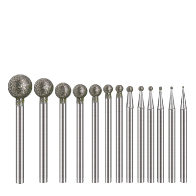 Diamond Grinding Head for Stone Jade Ceramic Polishing Engraving Tools Grinding Machine Accessories