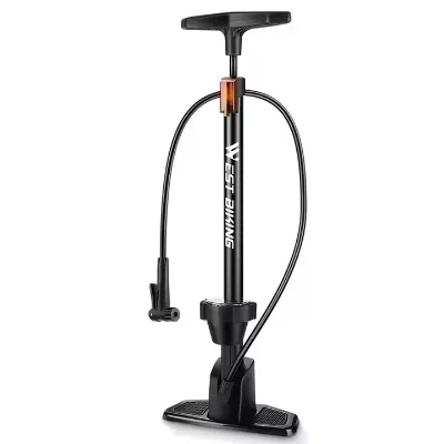 Bicycle Pump High Pressure Bicycle Foot Pump Widen Multi-Use Valve Cycle Solid and Durable Aluminum Alloy Bike Pump