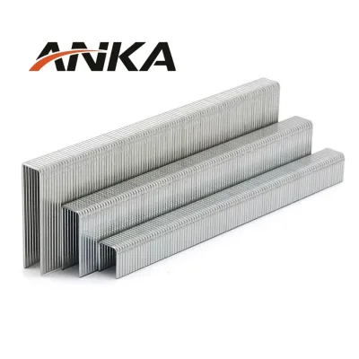 Wholesale 18GA 90 Series Narrow Crown Staples Electro Galvanized Steel 30mm Resin Coated for Bee Frame Softwood Assembly 18gauge
