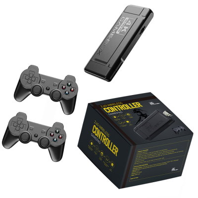 2022 Brand New Two Handle Portable Android Black Gaming Console for Classic Game