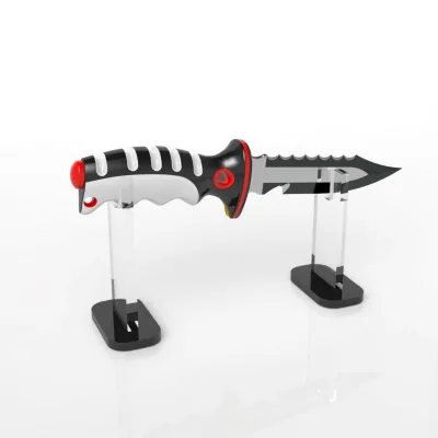 Crystal Daggers Collection Storage Holder Custom Clear Acrylic Knife Stand