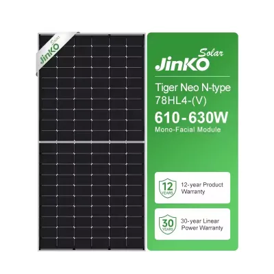 Jinko Solar Tiger Neo N Type Mono Crystalline Solar Modules 580W 585W 575W 570W to 610w 630w High Power Glass Solar Panels
