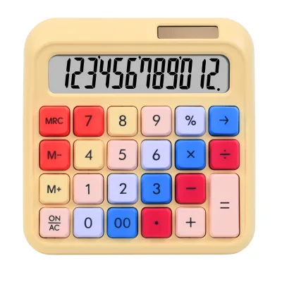 Cute High Keyboard Electronic Calculator for College Students Office Use Financial Accounting Friendly Stylish Promotional Tool