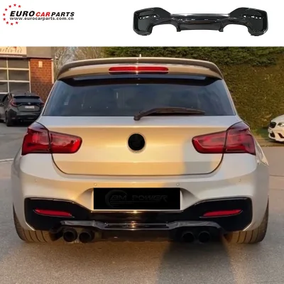 1 Series F20 to M2C Rear Diffuser Back Bumper Diffuser Back Lip pp Material Rear Bumpre Splitter