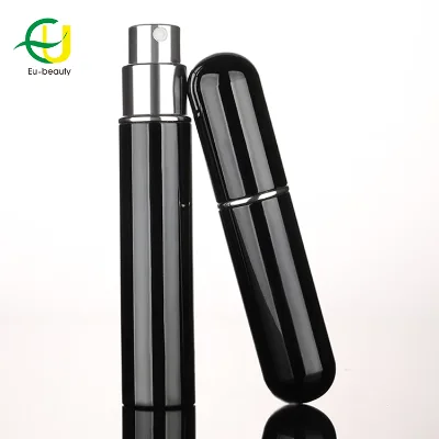NEW Round White Marble Pattern 8ml 10ml Refillable Aluminum Twist up Perfume Spray Bottle Atomizer