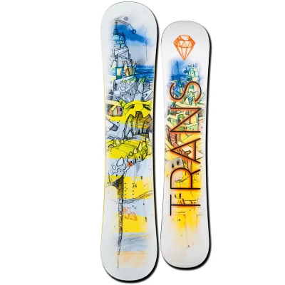 All-Round Winter Wood Snowboard with Camber Flat Flower Carving Men and Women's Sport Style Skateboard for Ski Use