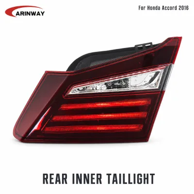 Red Stop Lamp Tail Lamp Rear Inner Taillight 34155-T2A-H11 34150-T2A-H11 Trunk Lid Tail Light Assembly for Honda Accord 2016