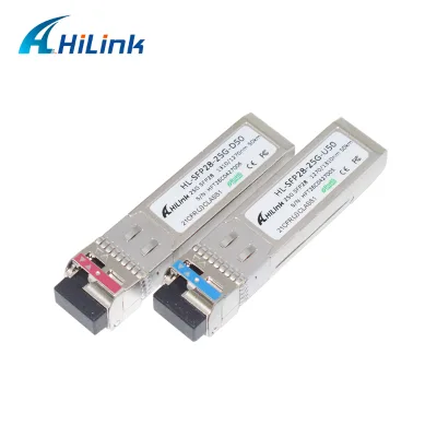 25Gb/s SFP28 BIDI 1270/1310nm 50km APD LC Single Hot Pluggable Optical Module RoHS Compliant