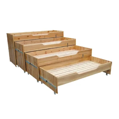 Stackable Wooden Kids Beds for Nursery School