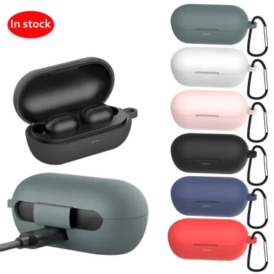For Xiaomi Haylou GT1 Pro Case,Soft Silicone Earbuds Protective Case Cover with Keychain for Haylou GT1 Pro