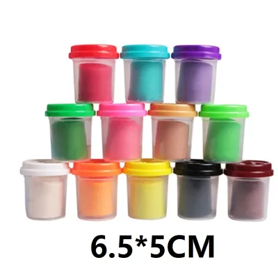12 Colors Kids Plasticine Modeling Bulk Play Dough Toysplay Dough Toys Kids Playdough Polymer Clay Set
