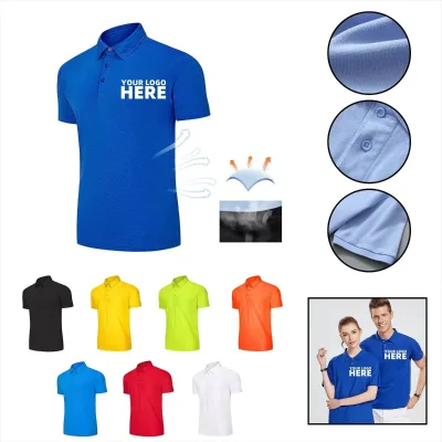 Factory Custom Printed Logo Quick Dry Polo Shirts Multi Color Blank Polo for Promotion Apparel