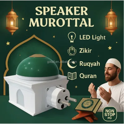 Plug in Quran Speaker Zikir Ruqyah Portable Islamic Audio Player Digital Muslim Prayer Device Wholesale Bulk