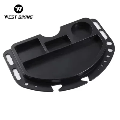 WEST BIKING Cycling Rubber Bicycle Maintenance Vehicle Rack Tray Tool Set Pieces Cycling Bike Flat Bicycle Maintenance Rack Tray