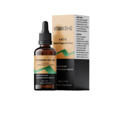 OEM Multivitamin Vitamin Liquid Natural Vitamin D3 K2 Drops for Women Kids Adults