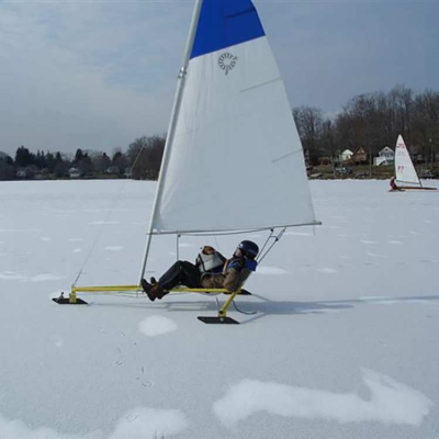 Iceboating Sail for Man Women, Winter Sports