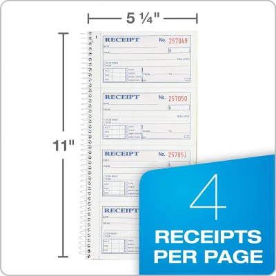 Custom Invoice Bill Book Carbonless 2-Part Purchase Order Books Receipt Book Printing