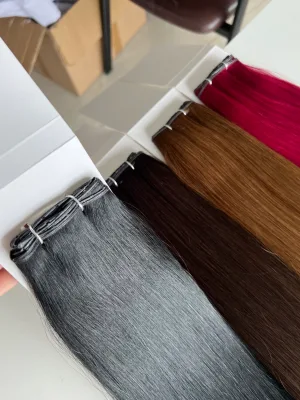 Luxury Quality Silky Straight Wave Remy Virgin Hair Extension Real Human Hair Seamless Xo Butterfly Weft Double Drawn Skin Weft