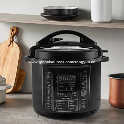 High quality 500W electric pressure cooker black versatile