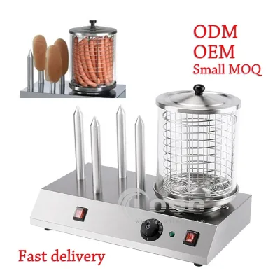 Hot Sale Stainless Steel Commercial Automatic Sausage Grill Machine Hot Dog Maker Electric Adjustable Thermostat Timer CE