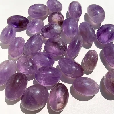 20-30mm Natural Purple Amethyst Crystal Tumbled Stone Healing Crystals for Sale Other Crystal Crafts