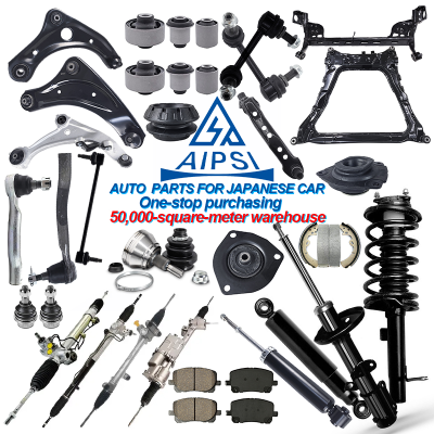 AIPSI Factory OEM Brake Pads Shock Bushings Stabilizer Links Ball Joint Tie Rod Ends Parts Number for Japanese Auto Spare Parts
