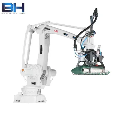 Automatic Robot Stacker Palletizer Putty Powder Bag Palletizing Machine