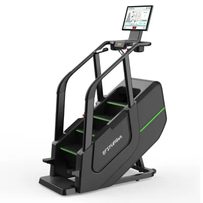 High End Gym Support Solutions Commercial LED Screen Stair Trainer Machine Indoor Stair Master Cardio Training Fitness Equipment