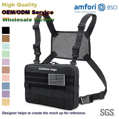 Travel Sports Equipment Waterproof Portable Chest Bag Fashion Camouflage Men Tactical Vest