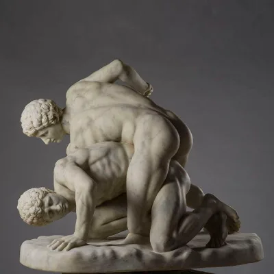 Indoor Outdoor Decoration Marble Stone Gay Sex Sculpture Statue