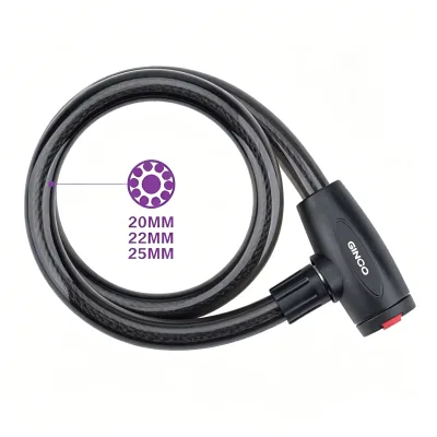 GINQO U Key Combination Code Security Anti-theft Bicycle & Motorcycle Lock Ring Controller Compatible for 8220