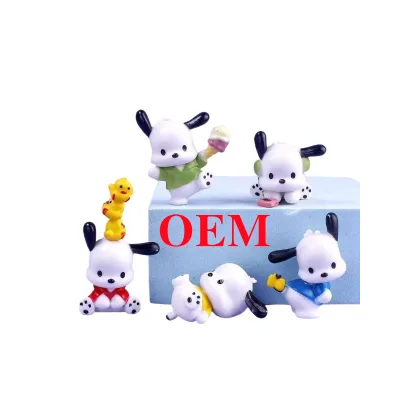 Unisex PVC Vinyl Custom Pochacco Dog Toy Figurine Anime Girl and Boy Figures for Model Decoration