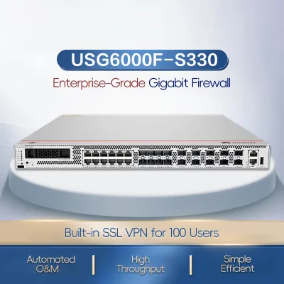 Huawei USG6000F-S330 Firewall NGFW Gigabit IPS Anti-DDoS for Campus Gateway Security