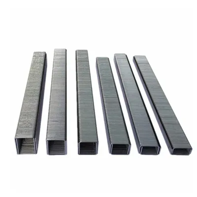 Furniture Factory Price OEM Q195 Metal Iron 80 Series Staple Pins 8006 8008 8009 8010 8012 8014 8016 Sofa Staple Nails
