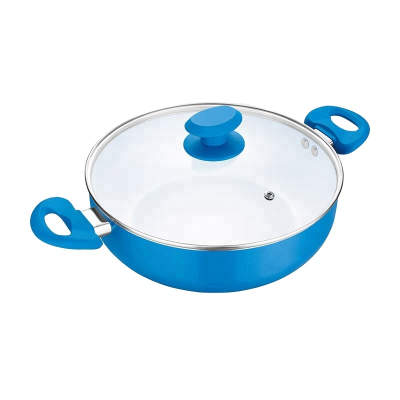 Aluminum Ceramic Non-stick Casserole with Lid