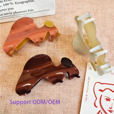 DOWELL Custom LOGO Support ODM/OEM Frocks Women Large Size Acetate Hair Accessory