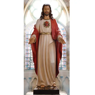 Hot Sale Standing Jesus Sculpture Christmas Decorative Resin Jesus Religious Statue Church Decoration