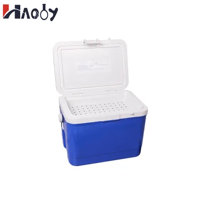 Hot Selling 17L Portable PP Thermal Material Cooler Box for Outdoor Camping Medical Hospital Use Durable Cryogenic Equipments